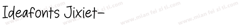 Ideafonts Jixiet字体转换